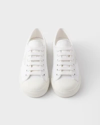 Cotton gabardine sneakers