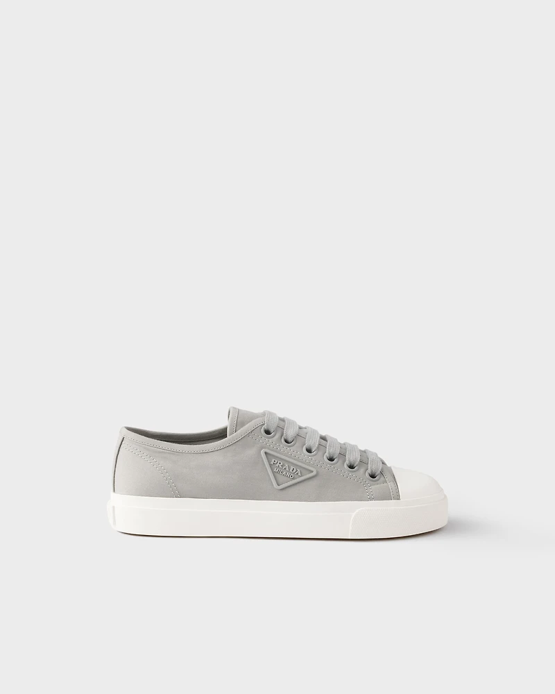 Cotton gabardine sneakers
