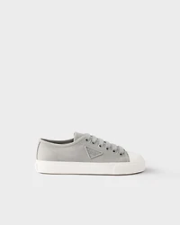 Cotton gabardine sneakers