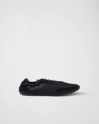 Collapse Re-Nylon and suede sneakers
