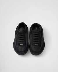 Collapse Re-Nylon and suede sneakers