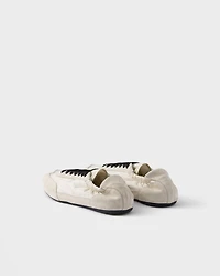 Collapse Re-Nylon and suede sneakers