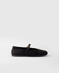 Suede ballerinas