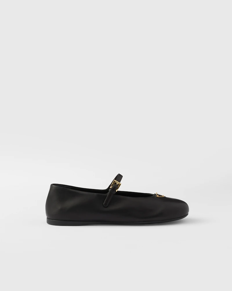 Nappa leather ballerinas