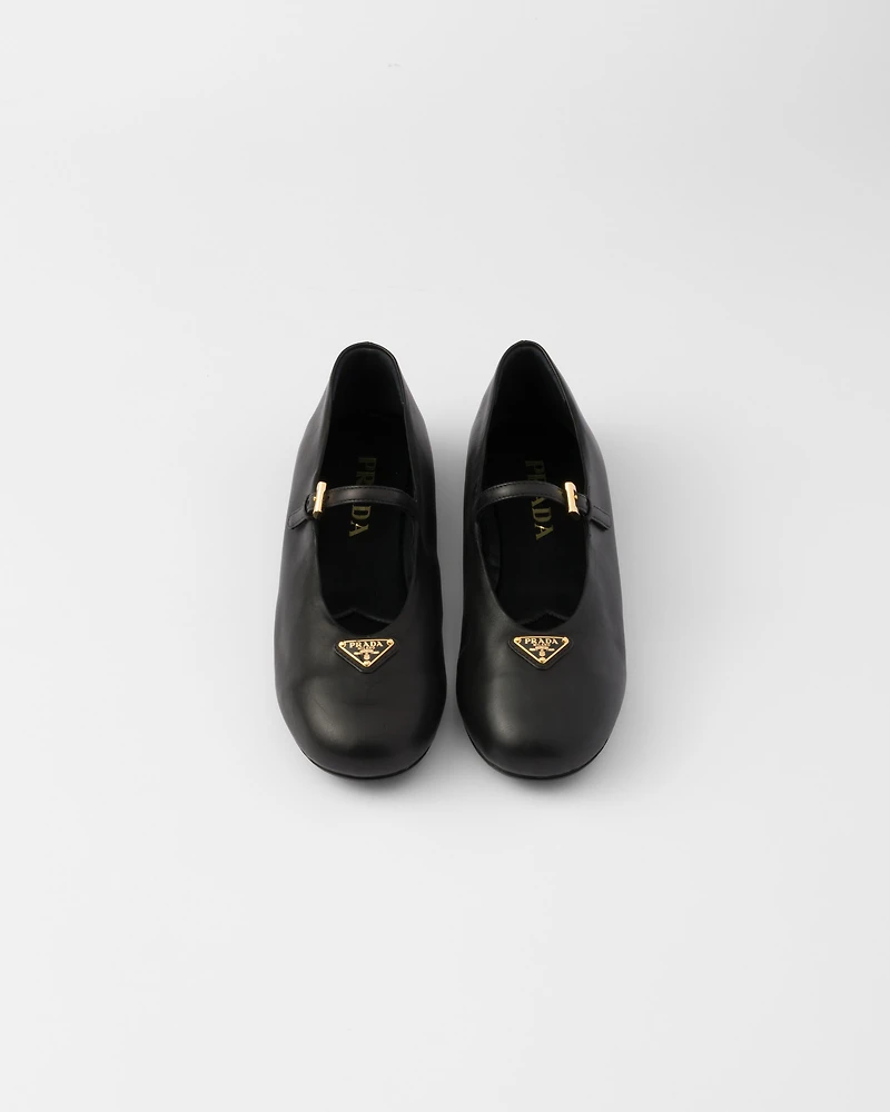 Nappa leather ballerinas