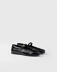 Naplak patent leather ballerinas