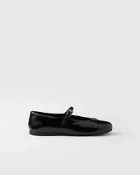 Naplak patent leather ballerinas