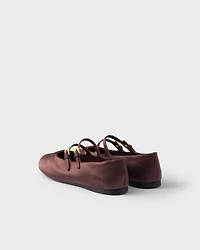 Satin ballerinas