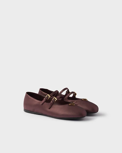 Satin ballerinas