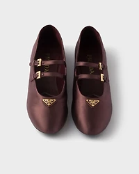 Satin ballerinas