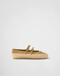 Suede ballerinas