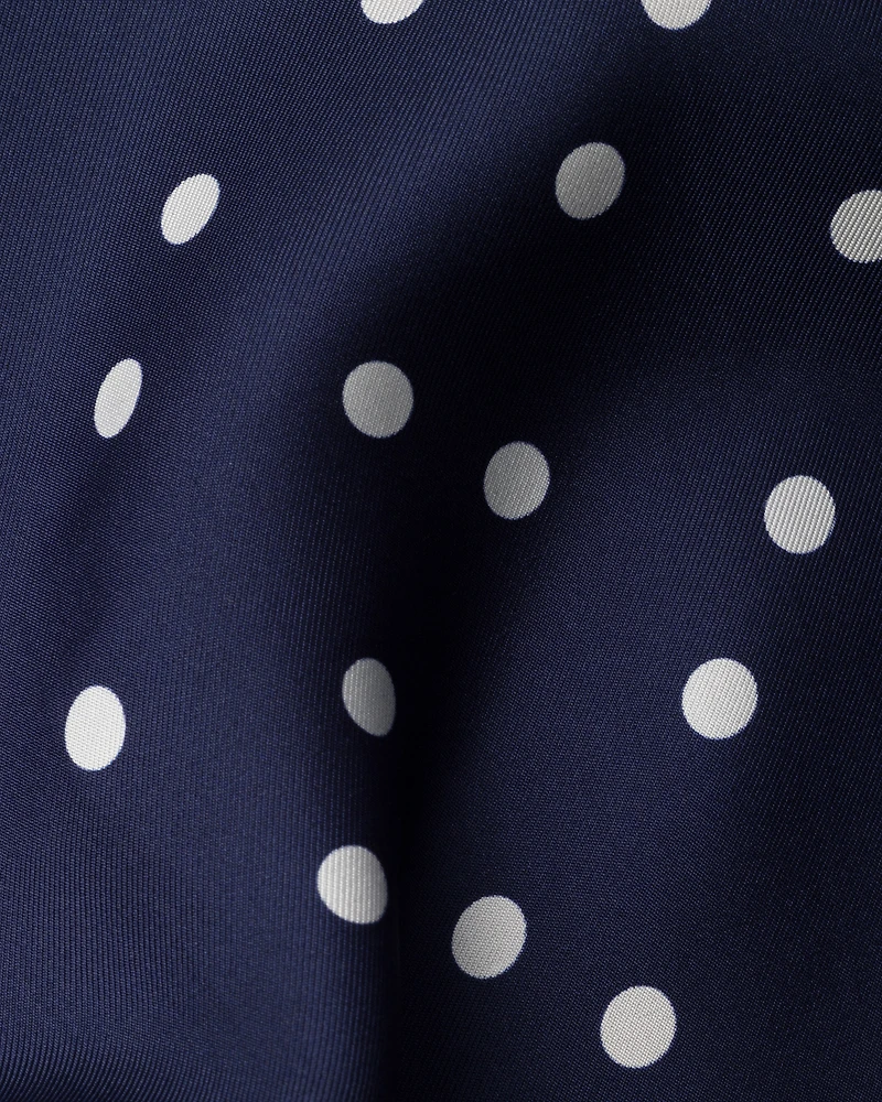 Printed silk twill scarf 90x90
