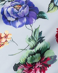 Printed silk twill scarf 55x55