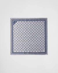 Printed silk scarf 55x55