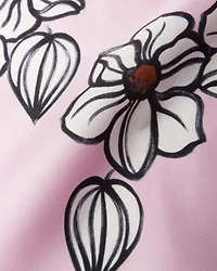 Printed twill scarf 55x55