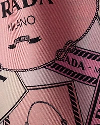 Printed silk twill scarf 55x55