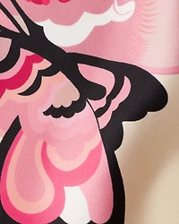 Printed silk twill scarf 55x55