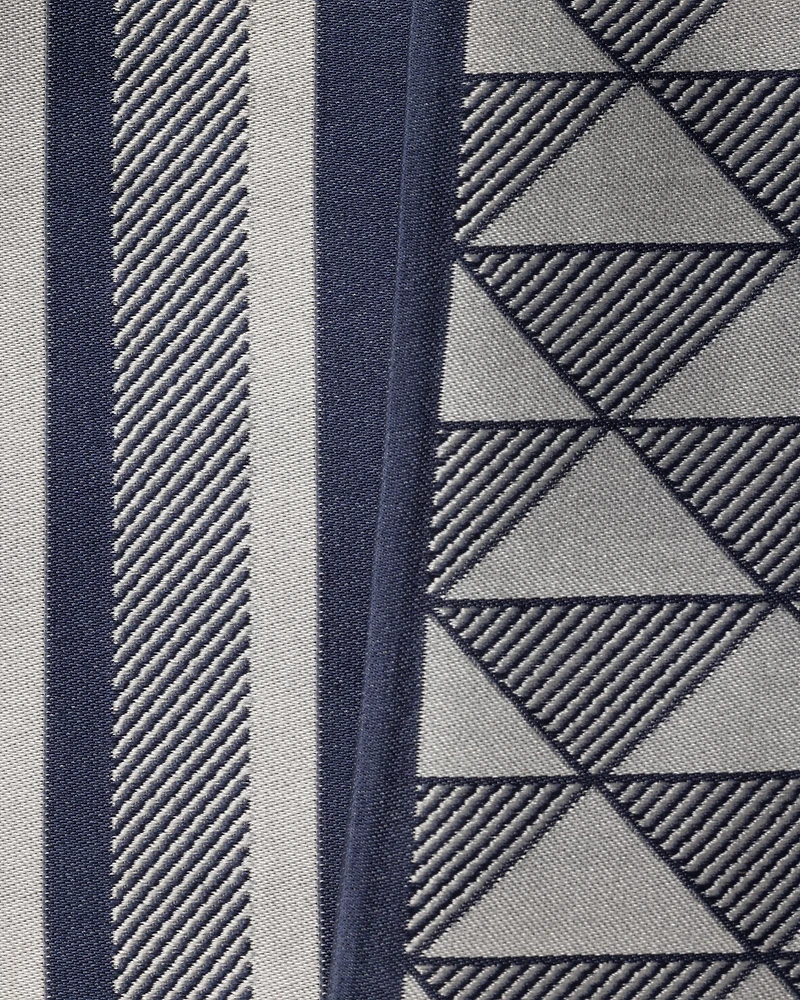 Printed silk skinny scarf