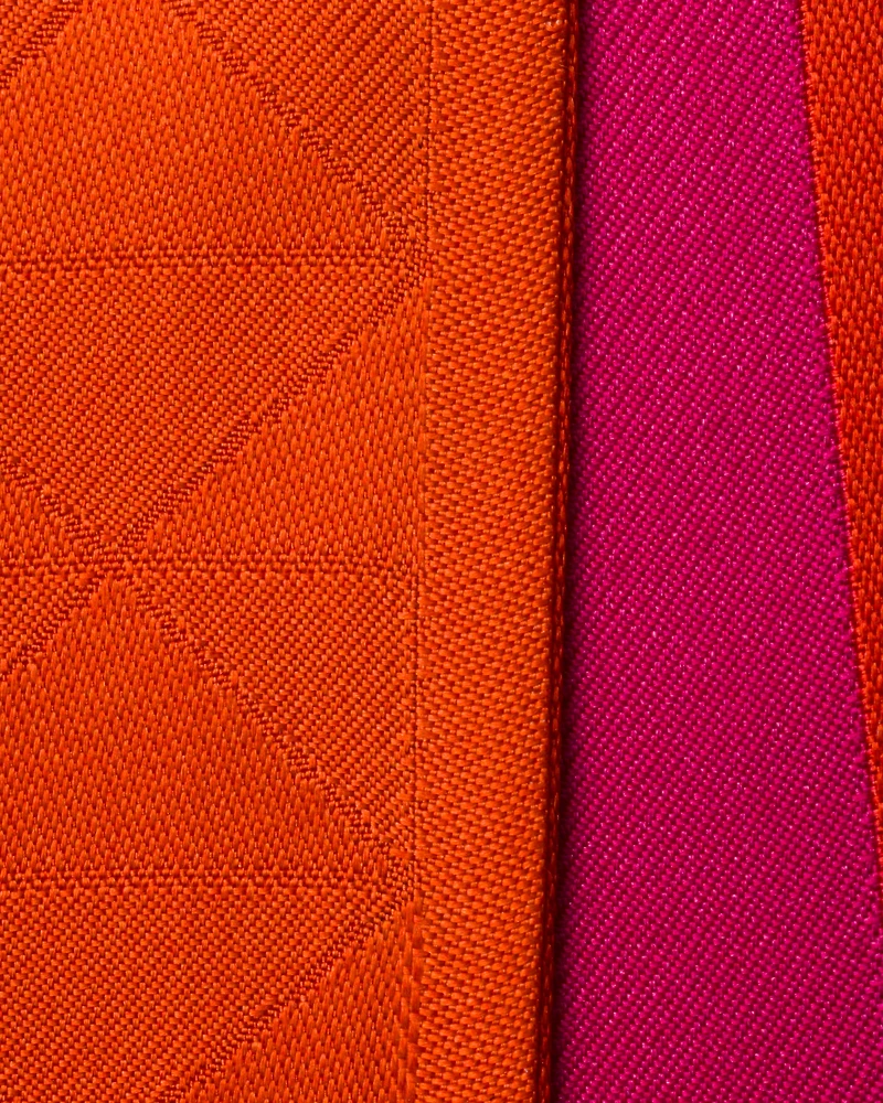 Printed silk twill skinny scarf