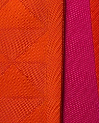 Printed silk twill skinny scarf