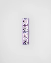 Printed silk twill skinny scarf