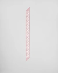 Printed silk tie