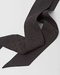Jacquard crepe de chine tie