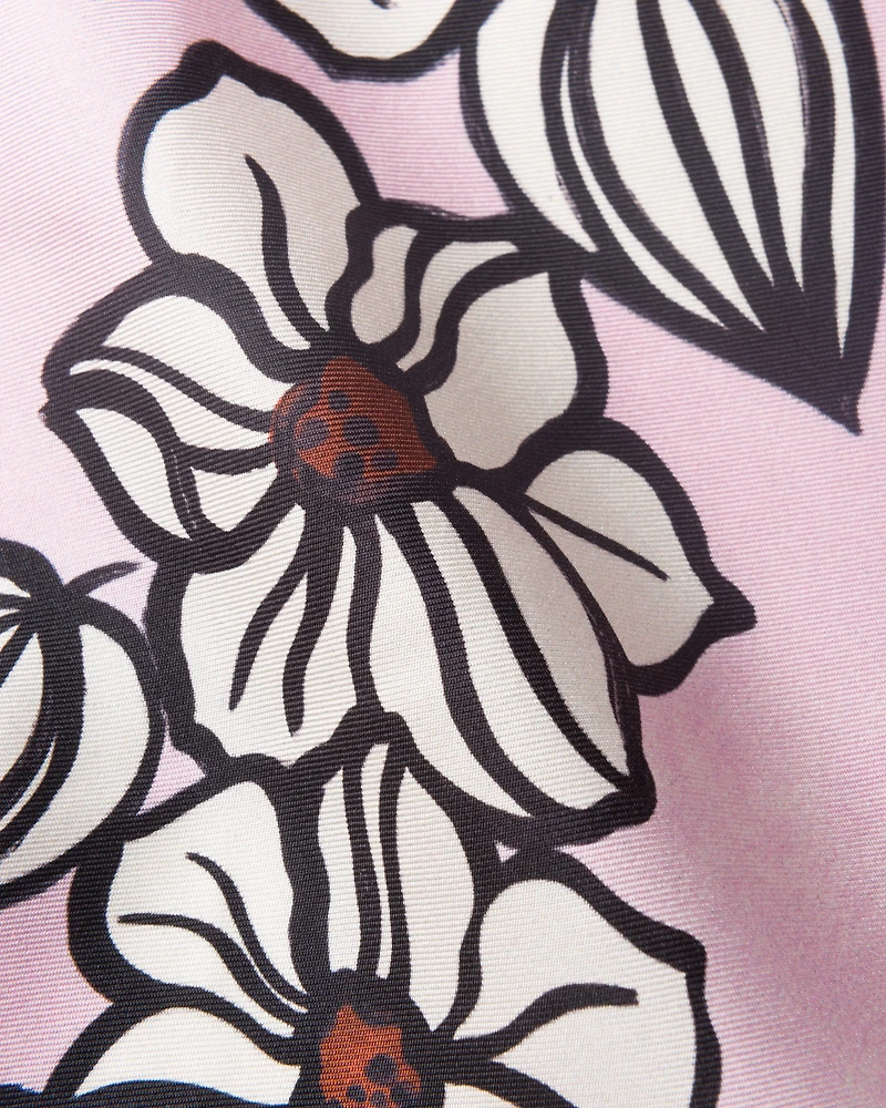 Printed twill scarf