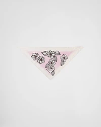 Printed twill scarf