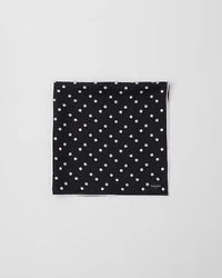 Printed silk twill scarf 65x65