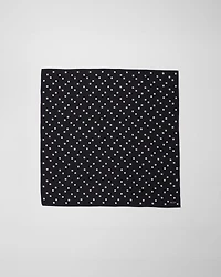 Printed silk twill scarf 65x65