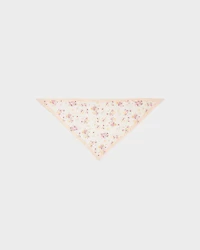 Printed silk twill scarf