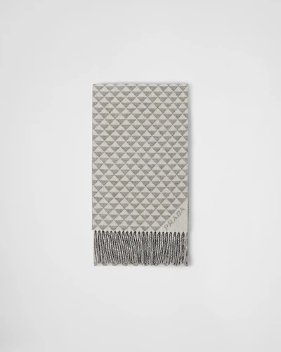 Symbole double wool and cashmere scarf