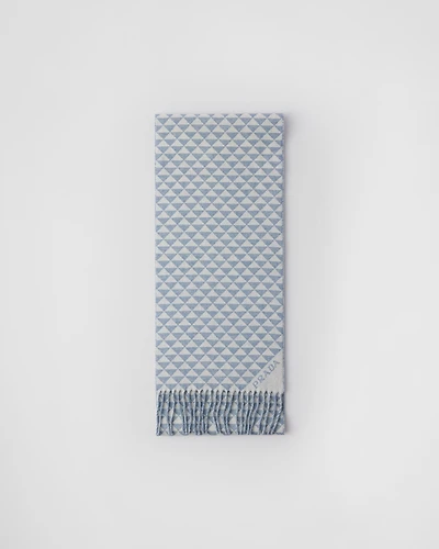 Symbole double wool and cashmere scarf