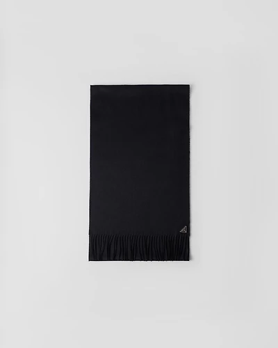 Silk and cashmere scarf