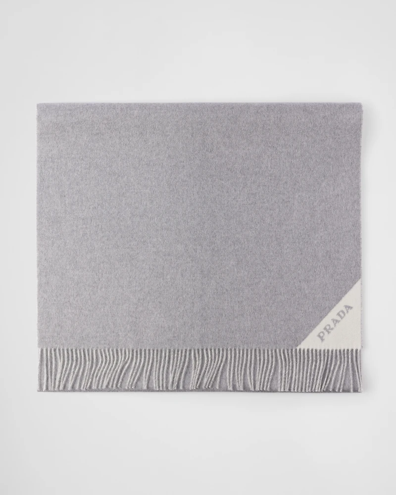 Double cashmere scarf