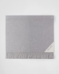 Double cashmere scarf
