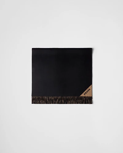 Double cashmere scarf