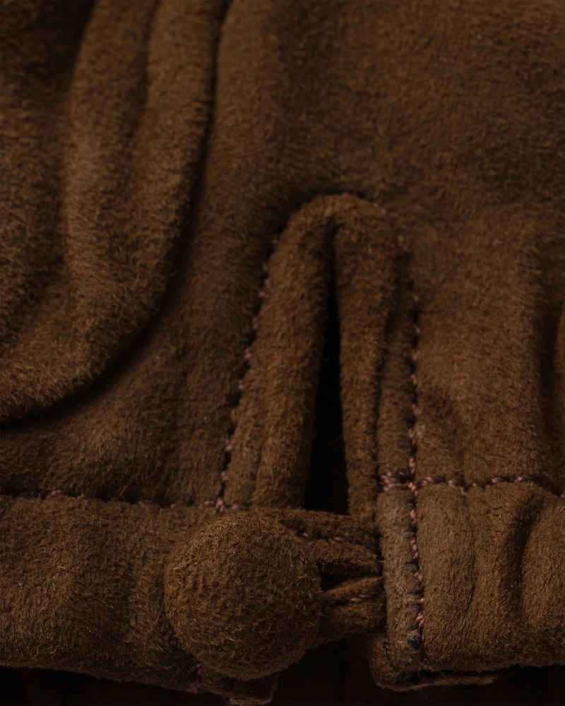 Suede gloves