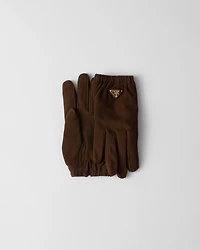 Suede gloves