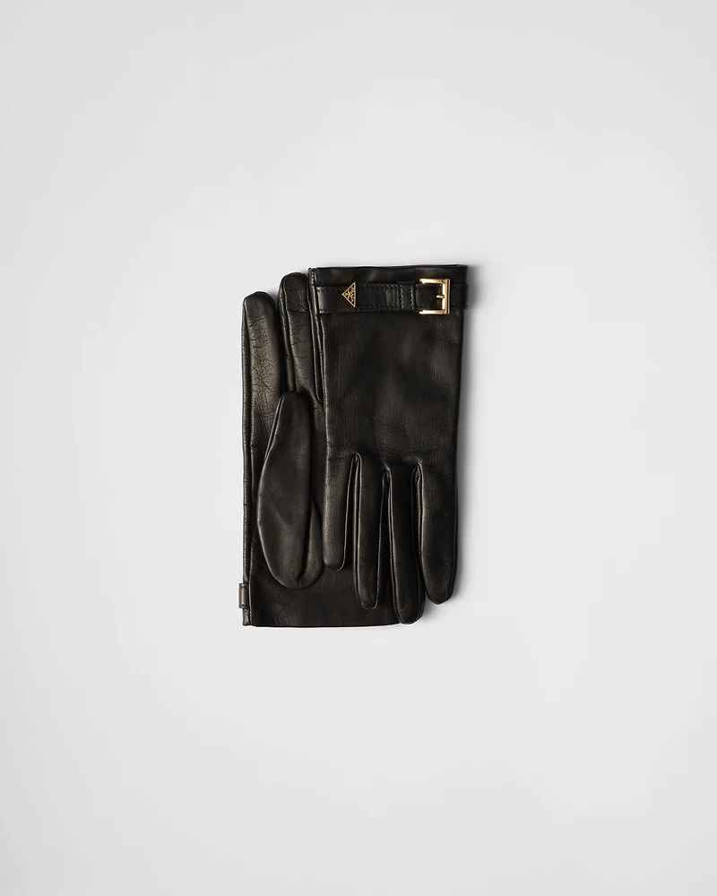 Nappa leather gloves