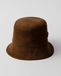 Suede bucket hat