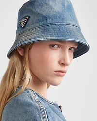 Denim bucket hat