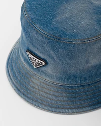 Denim bucket hat