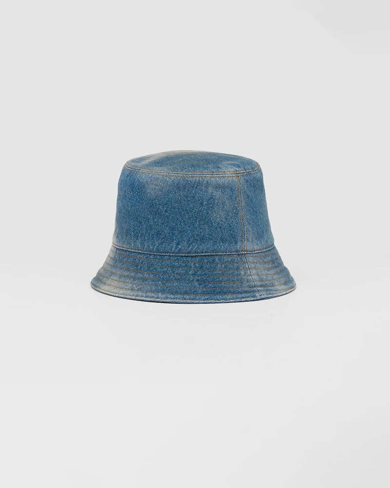 Denim bucket hat