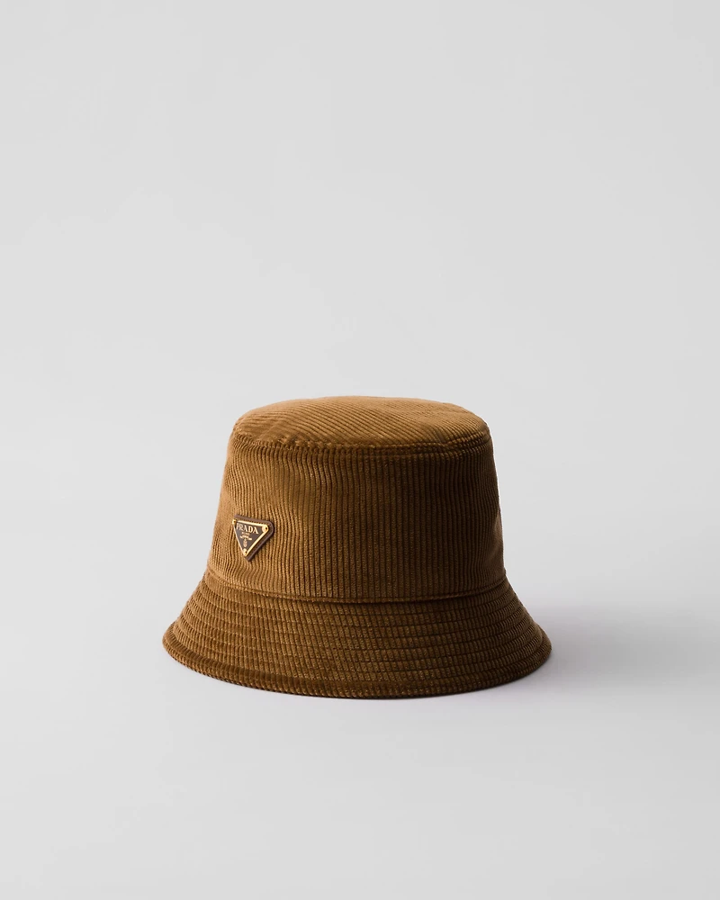 Corduroy bucket hat