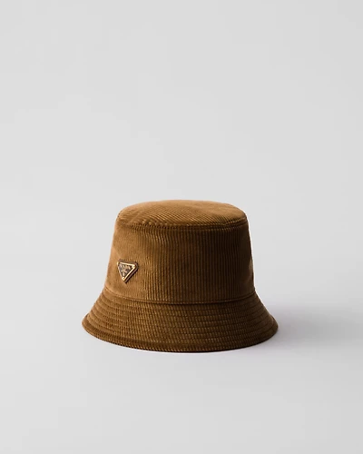 Corduroy bucket hat