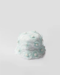 Guipure lace bucket hat
