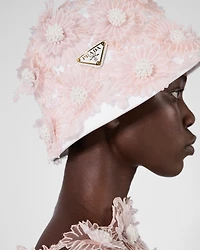 Guipure lace bucket hat