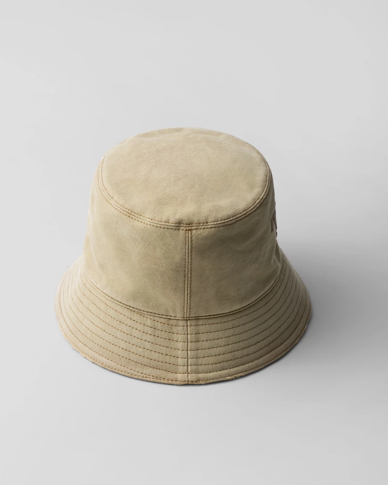 Canvas bucket hat